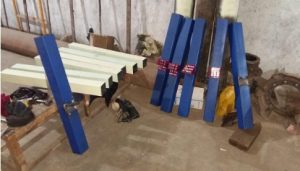 مقاطع قوطی تیر و ستون در حال آماده سازی