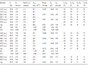 نتایج حاصله از بارگذاری چرخه ای